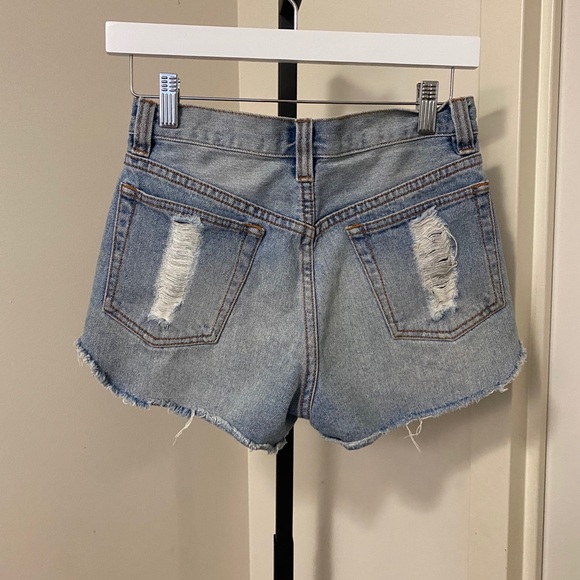 MINK PINK Slasher Denim Shorts - Picture 4 of 5